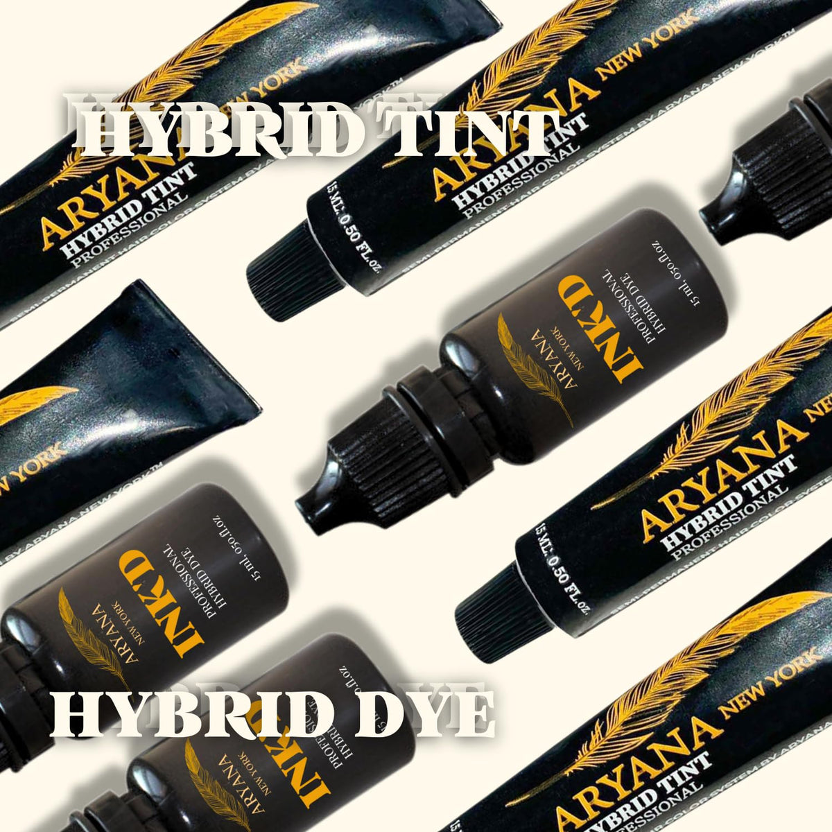 ARYANA NEW YORK Hybrid Color beard styling application for targeted color.