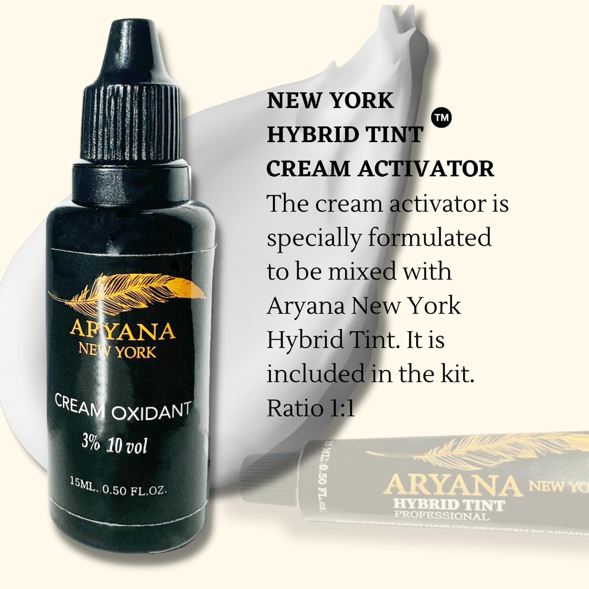 ARYANA NEW YORK Hybrid Color brush provides precise spot application.