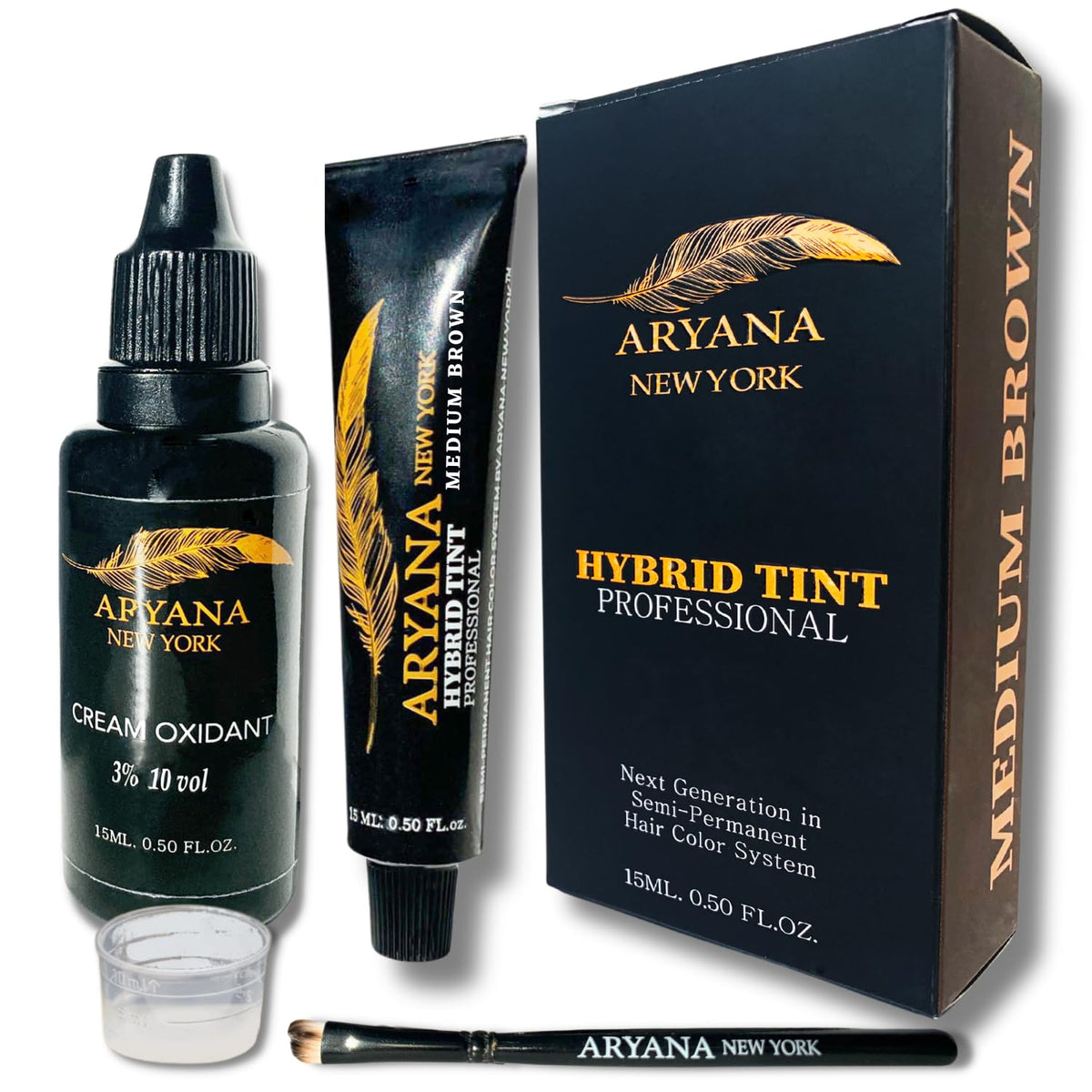 ARYANA NEW YORK Hybrid Color Kit for spot color application, precise gray coverage.