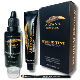 ARYANA NEW YORK Hybrid Color Kit for spot color application, precise gray coverage.