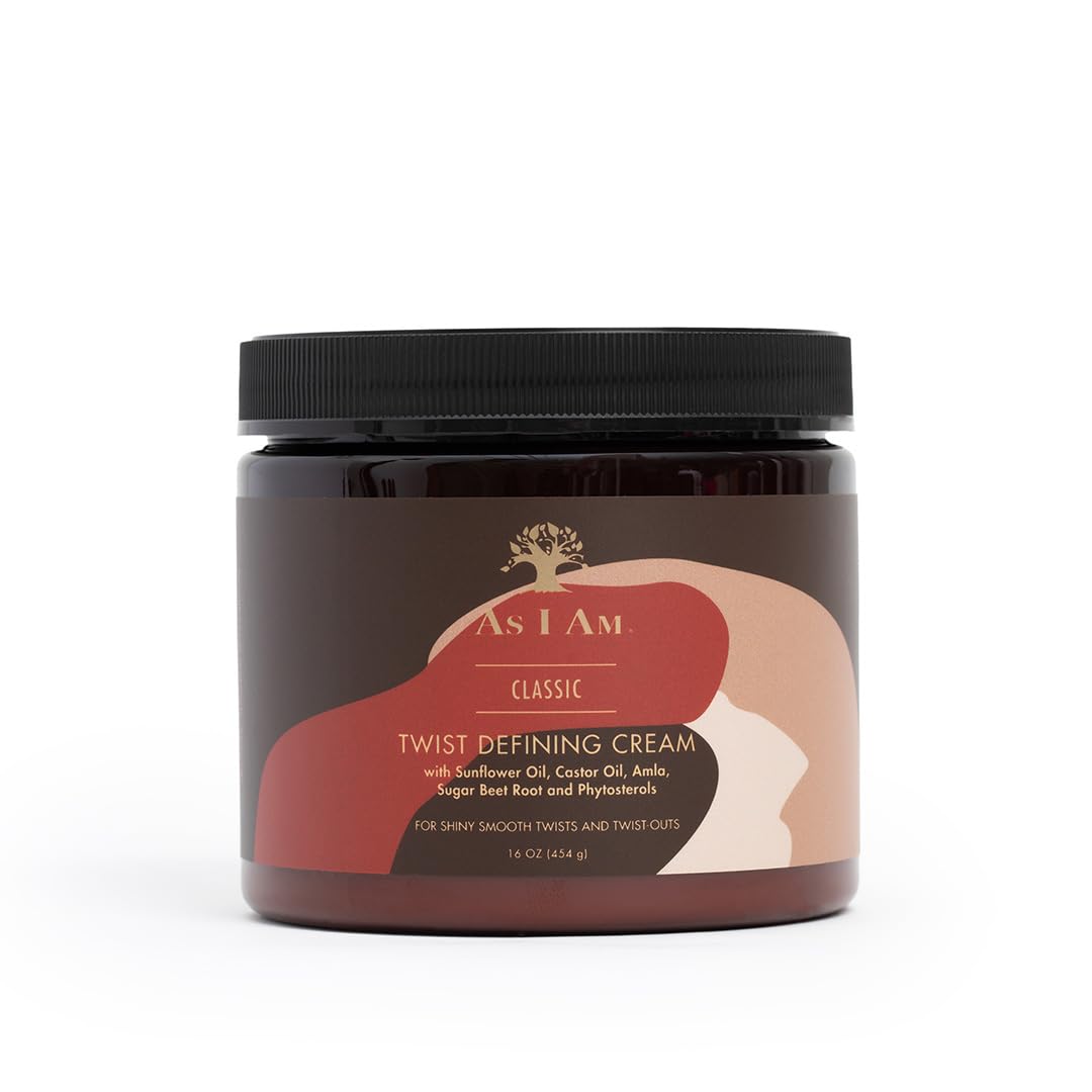 As I Am Twist Defining Cream Red bottle for defined curls.