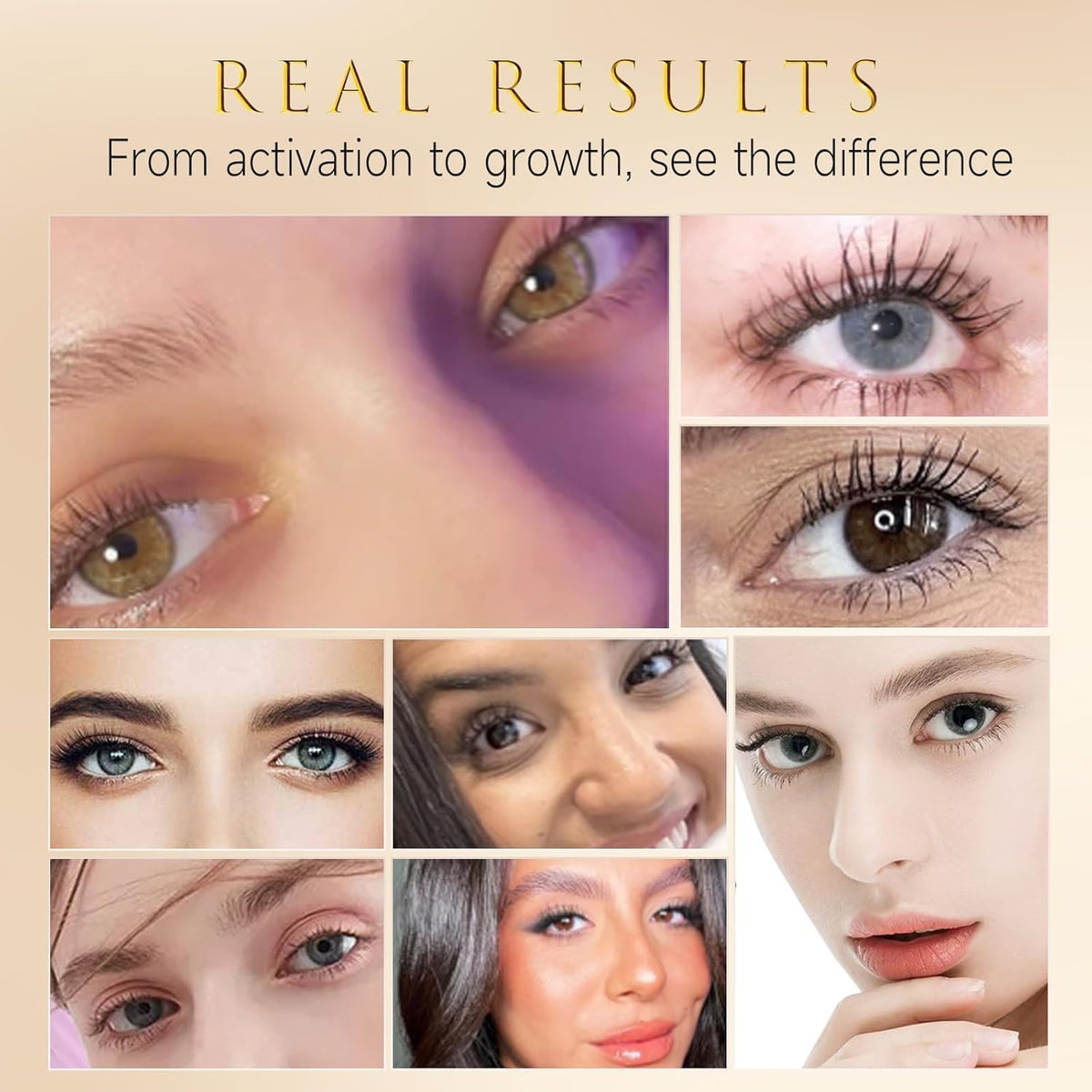 ASAMO eyelash serum on mirror creating ready-to-use vibe.