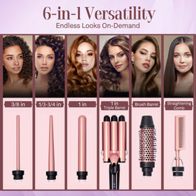 Asani 3-barrel crimper creates beach waves with quick heat and smooth glide