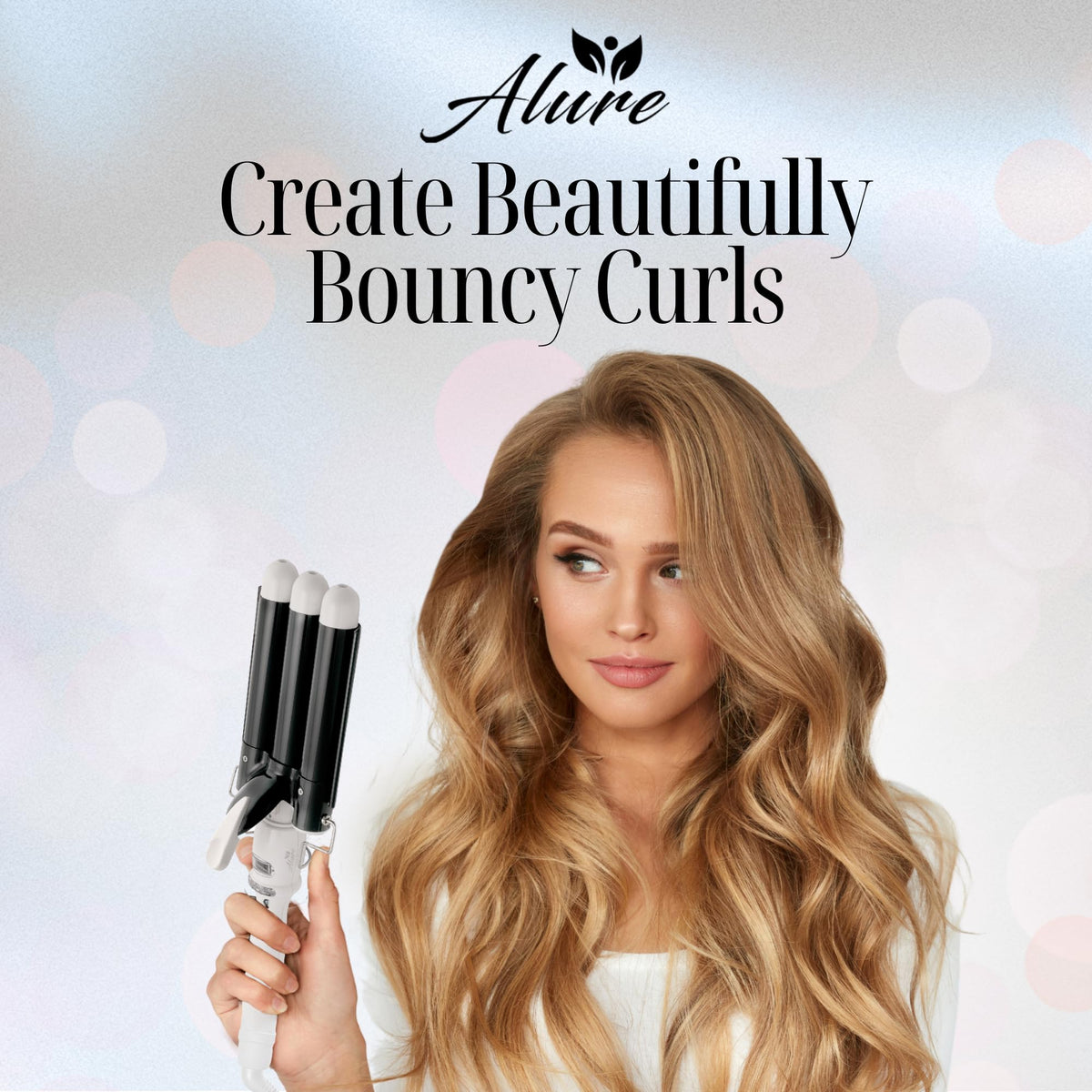 Asani Alure beachy waves in minutes with triple-barrel versatility