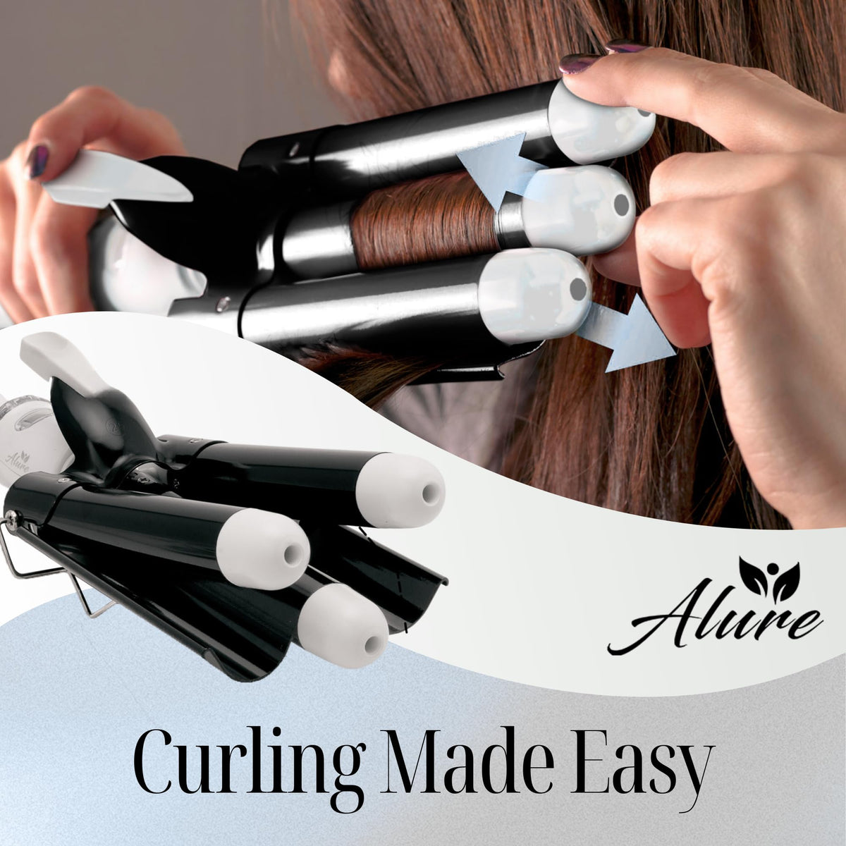 Asani Alure heat-insulated tip keeps fingers safe during styling