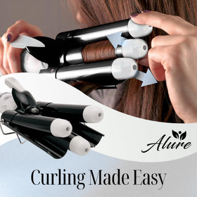 Asani Alure heat-insulated tip keeps fingers safe during styling