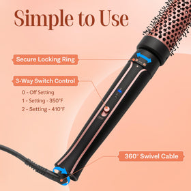 Asani dual voltage travel design powers worldwide styling without a converter.