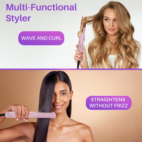 Asani adjustable heat dial lets you tailor temperature for different hair types.