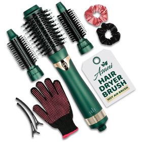 Asani hot air brush with 1-inch oval barrel for smooth styling at home