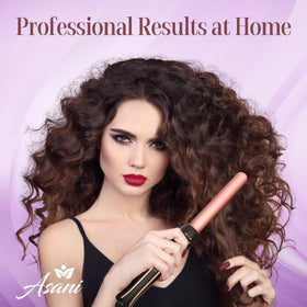 Asani hot comb straightens with temperature control for sleek results