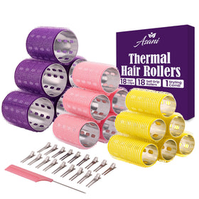 Asani thermal rollers 37-piece set deliver quick, long-lasting curls.