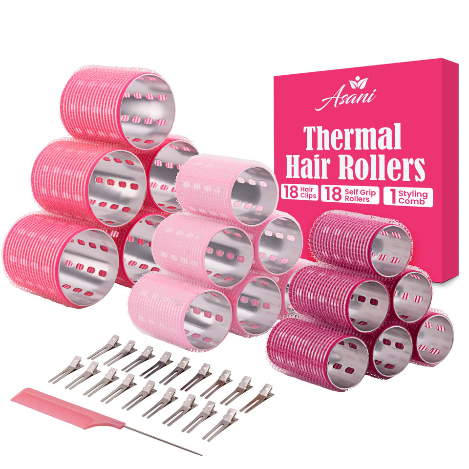 Asani thermal rollers 37-piece set for voluminous all-day curls.