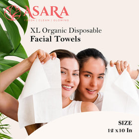 ASARA Clean Face Towels XL close-up of plant-based fibers