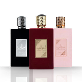 Asdaaf Ameer Al Arab collection packaging, premium presentation.