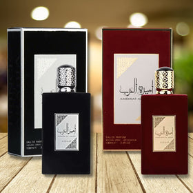 Asdaaf Ameer Al Arab EDP 100ml cap view, hints at premium opening.