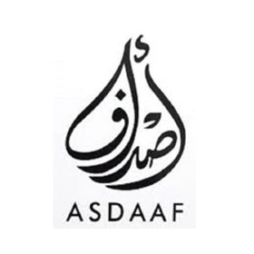 Asdaaf Ameerat Al Arab EDP 100ml bottle, refined  aroma on display.