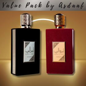 Value-pack box for Asdaaf Ameer Al Arab and Ameerat Al Arab, gift-ready presentation.