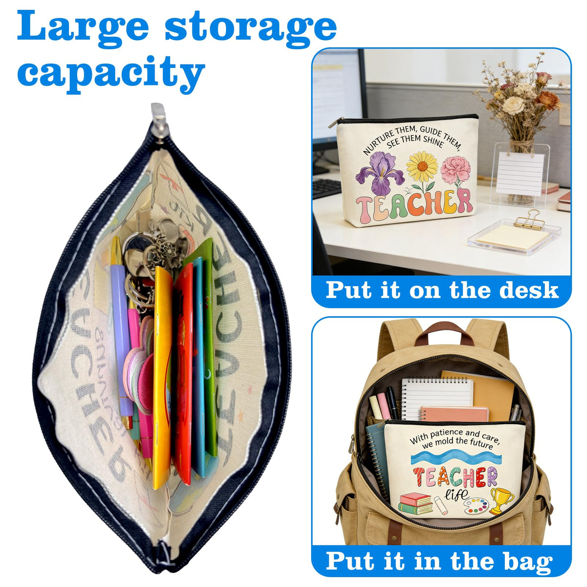Asekonc apple charm keychains add a cheerful classroom touch.