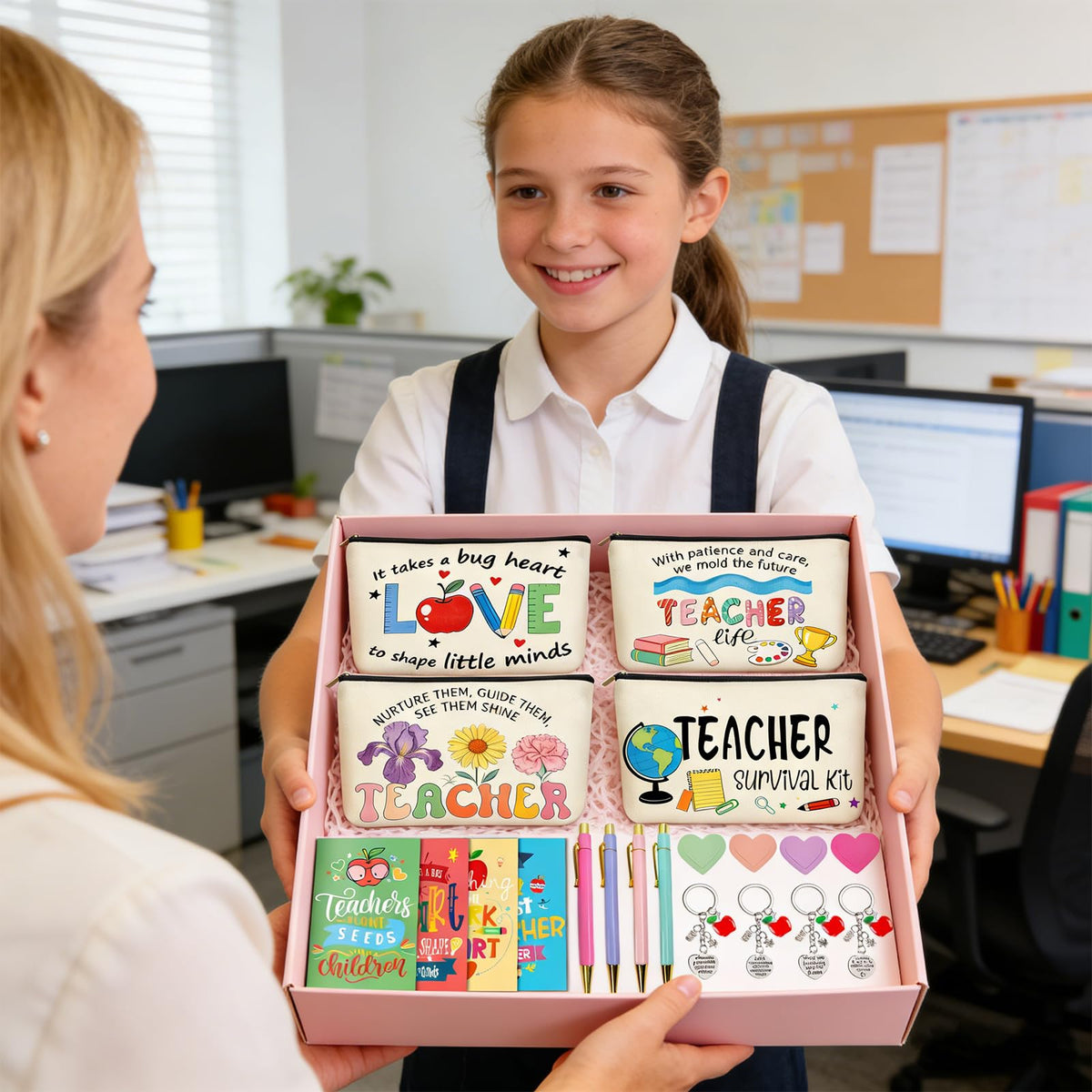 Asekonc teacher gift package ready for easy gifting at events.