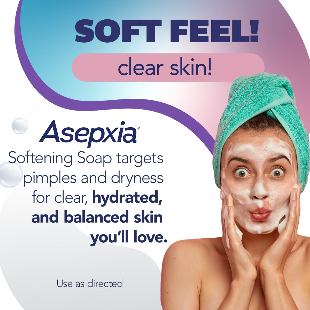 Asepxia daily use face wash promotes clean, refreshed skin for everyday routine.