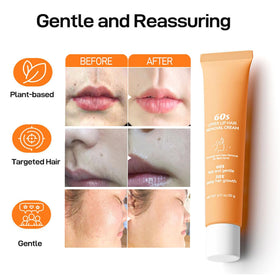 Asguare Joy Facial Hair Remover cream for face and body, deeply moisturizing while removing hair.