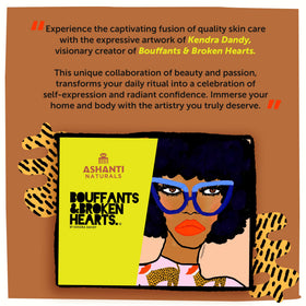 Ashanti Naturals fragrance swatch highlights juicy peach scent for a spa-like experience.
