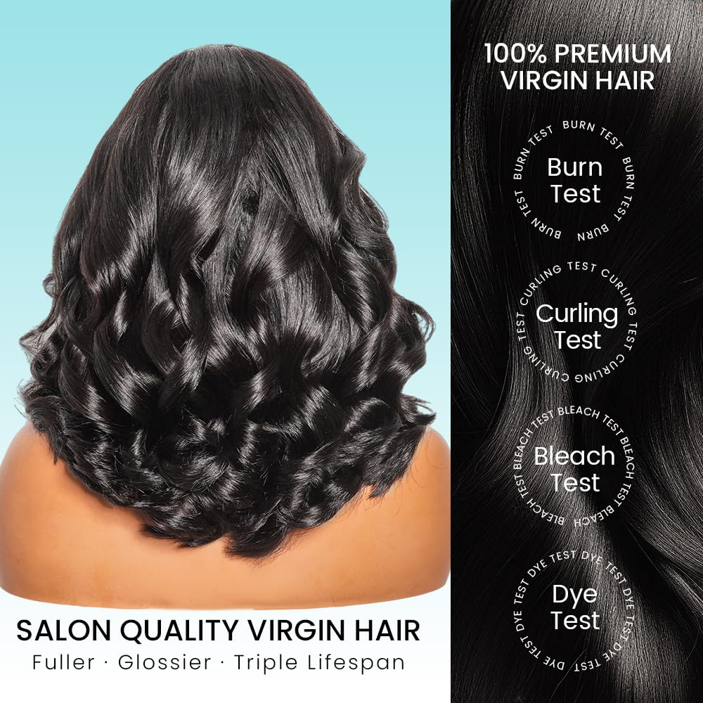 ASHIMARY HAIR 16a Brazilian human hair close-up emphasizes soft texture and lasting shine.