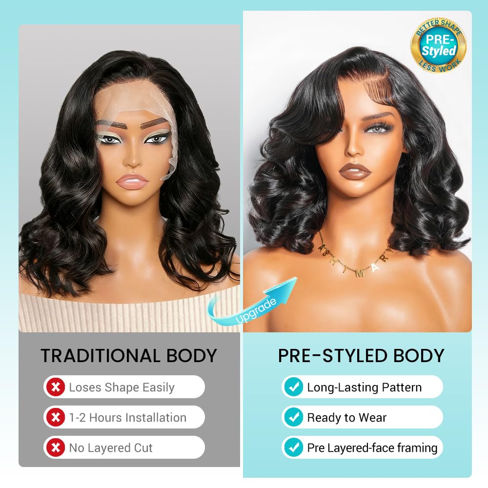 ASHIMARY HAIR layered edges baby hair detail shows subtle face-framing versatility for everyday looks.