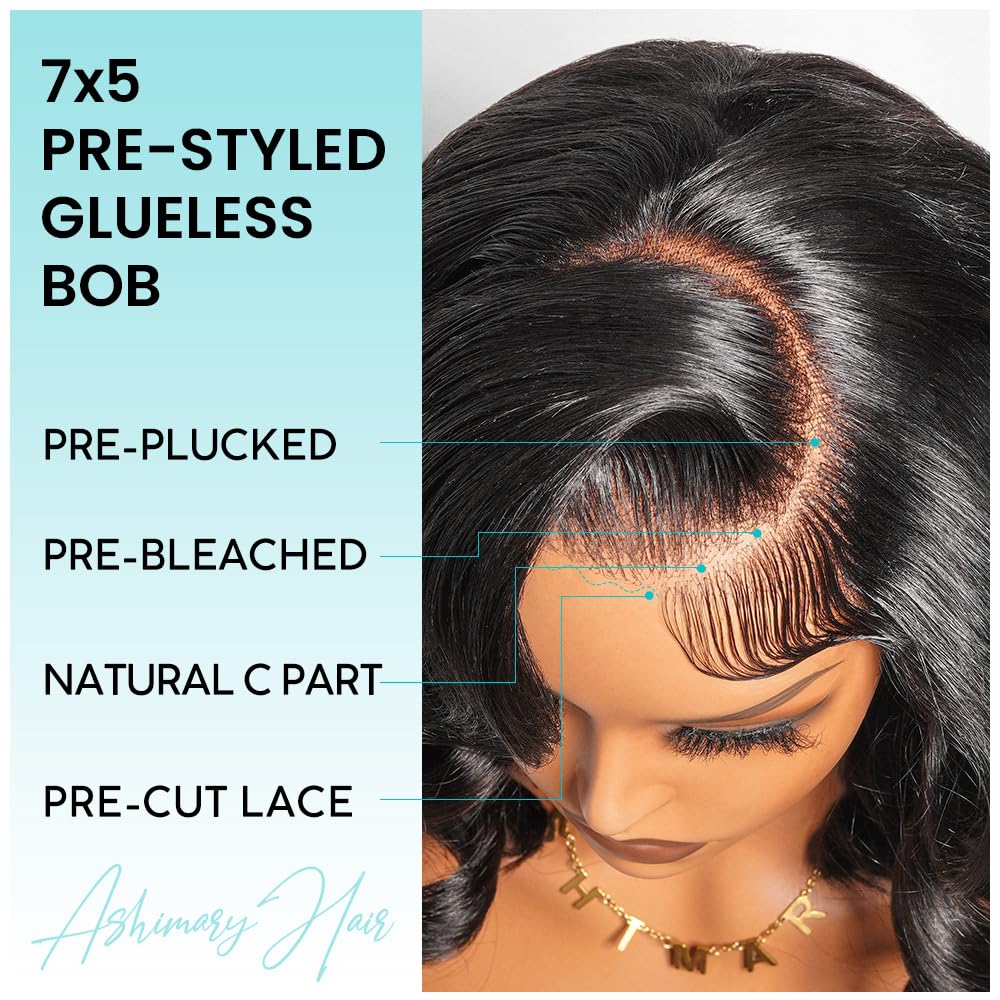 ASHIMARY HAIR ready-to-go wig in-box feature highlights quick put-on ready styling.