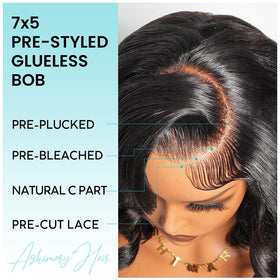 ASHIMARY HAIR ready-to-go wig in-box feature highlights quick put-on ready styling.