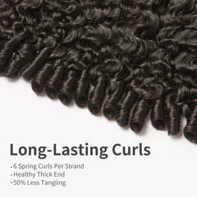 ASHINE Burmese curly bundles 22in full-volume view highlights length and natural movement.