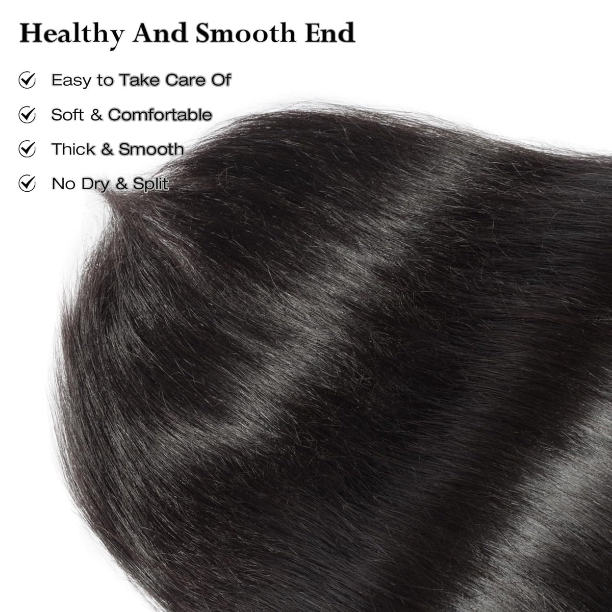 ASHINE double weft design reduces shedding and improves durability for longer wear