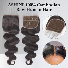 ASHINE Cambodian raw hair holds curls well after heat styling.