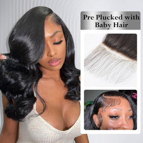 ASHINE invisible bleached knots and ultra-thin lace blend with skin tone.