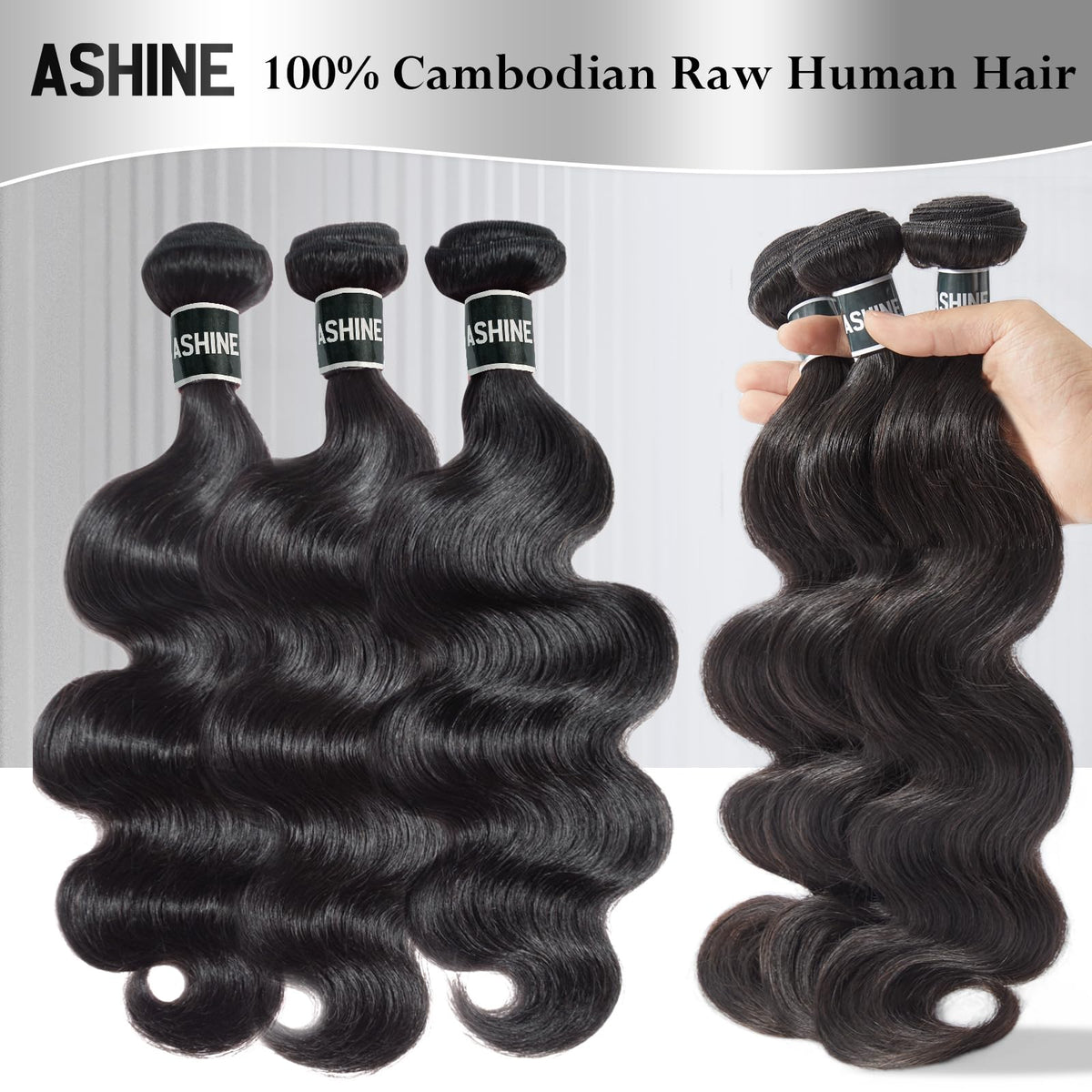 ASHINE soft, silky hair texture suitable for daily looks