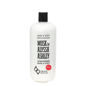 Ashley Alyssa Musk lotion pump bottle delivers deep hydration with a subtle, lasting fragrance