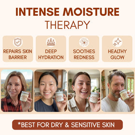Unscented ASHTON CARE balm on skin suitable for sensitive routines