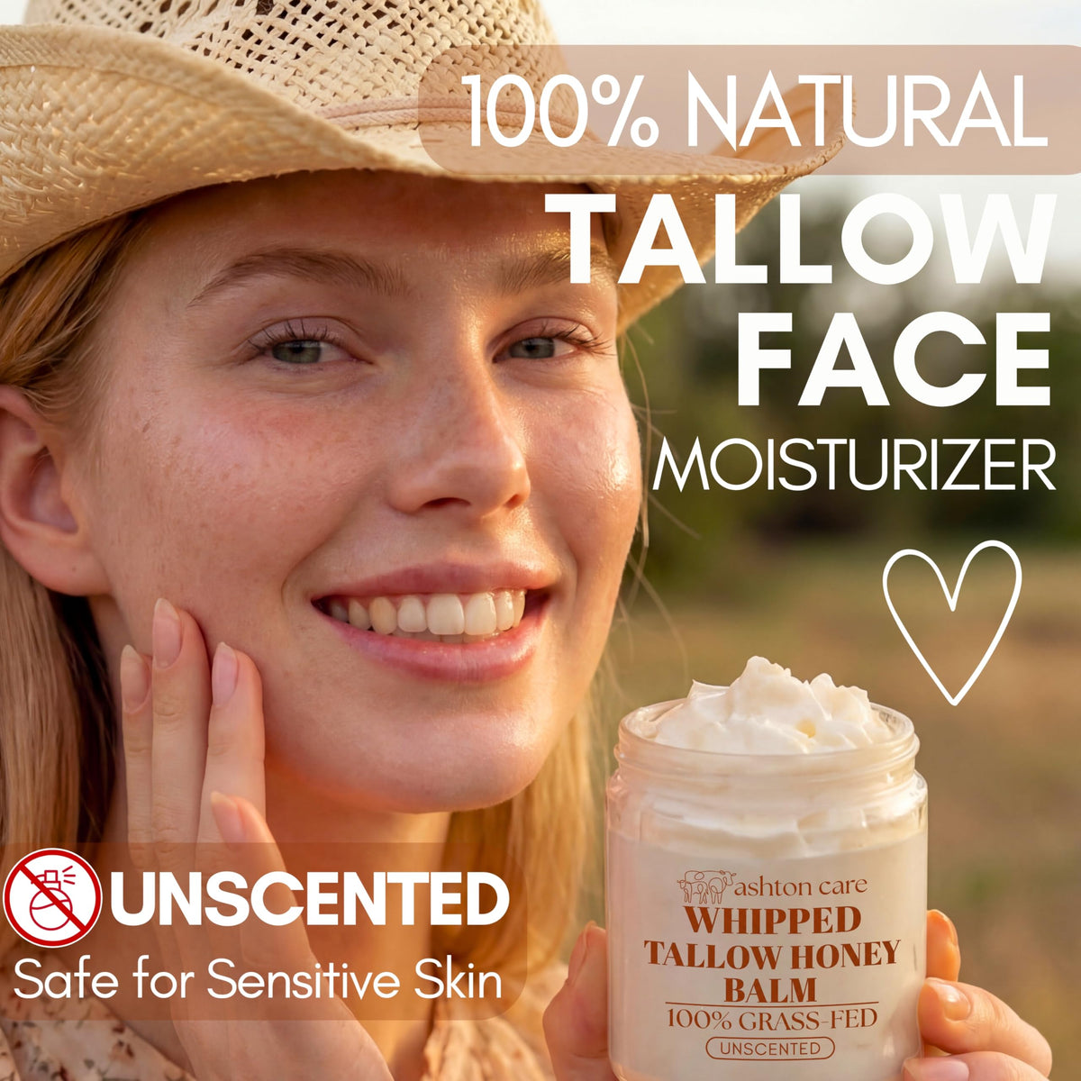 ASHTON CARE balm in hand demonstrates easy application for sensitive skin