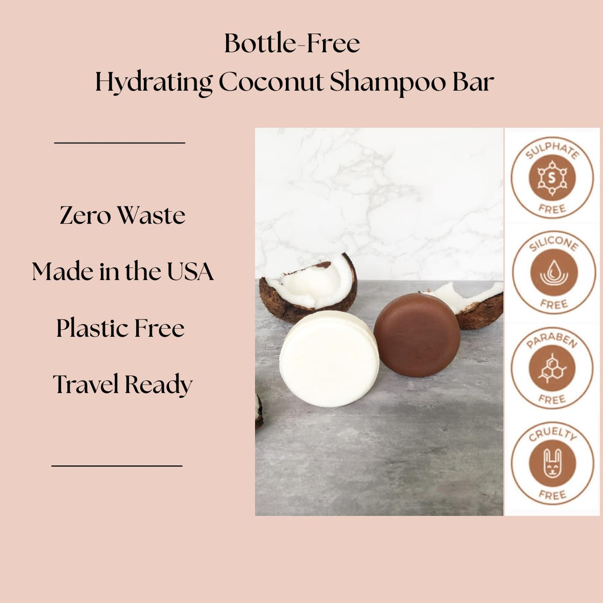 Aspen Kay Naturals travel-size shampoo bar ideal for gym or beach trips.