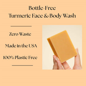 Aspen Kay Naturals turmeric soap bar as hand soap for everyday use