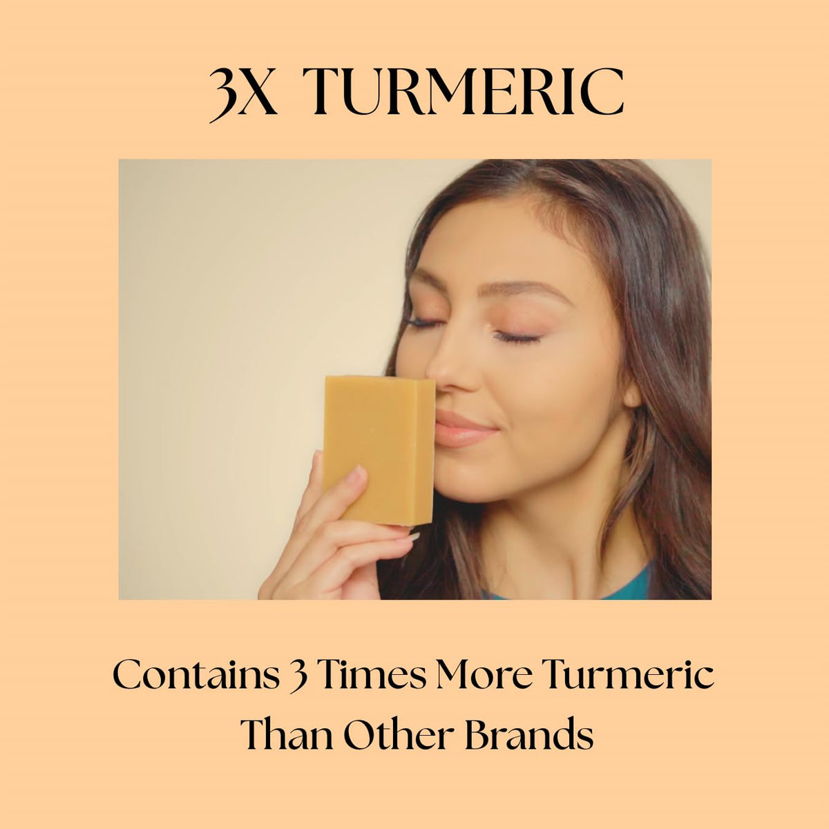 Creamy lather of Aspen Kay Naturals turmeric soap bar for soft skin