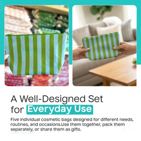 Aspen Lane five bags presented as a gift option for events.