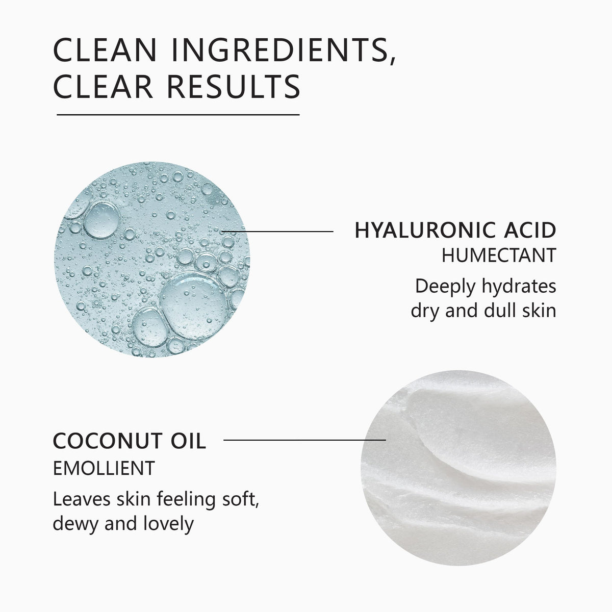 Close-up of Asterwood cleansing soap lather reveals creamy, non-greasy cleansing action.