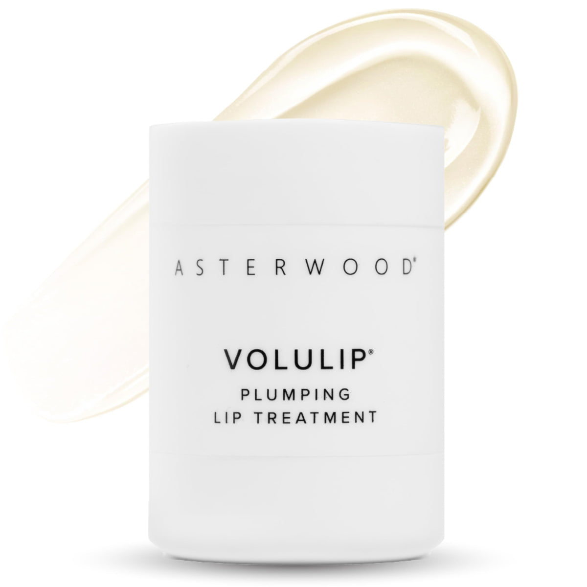 Asterwood Lip Treatment with Volulip plumps softly for a fuller look
