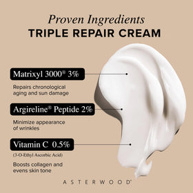Asterwood Vitamin C with hyaluronic acid visual emphasizes brightness and moisture.