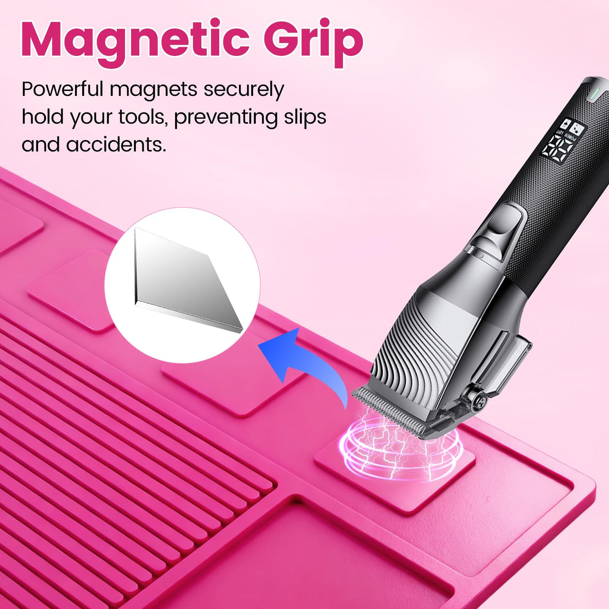 ASTONFOG durable silicone barber mat protecting tools and workstation