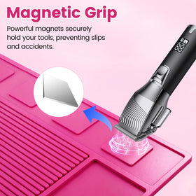 ASTONFOG durable silicone barber mat protecting tools and workstation