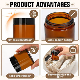 AstrivixDD liner and screw-on cap protect contents from leaks.