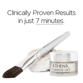 Athena 7 Minute Lift after seven minutes showcases visible glow and refreshed look.