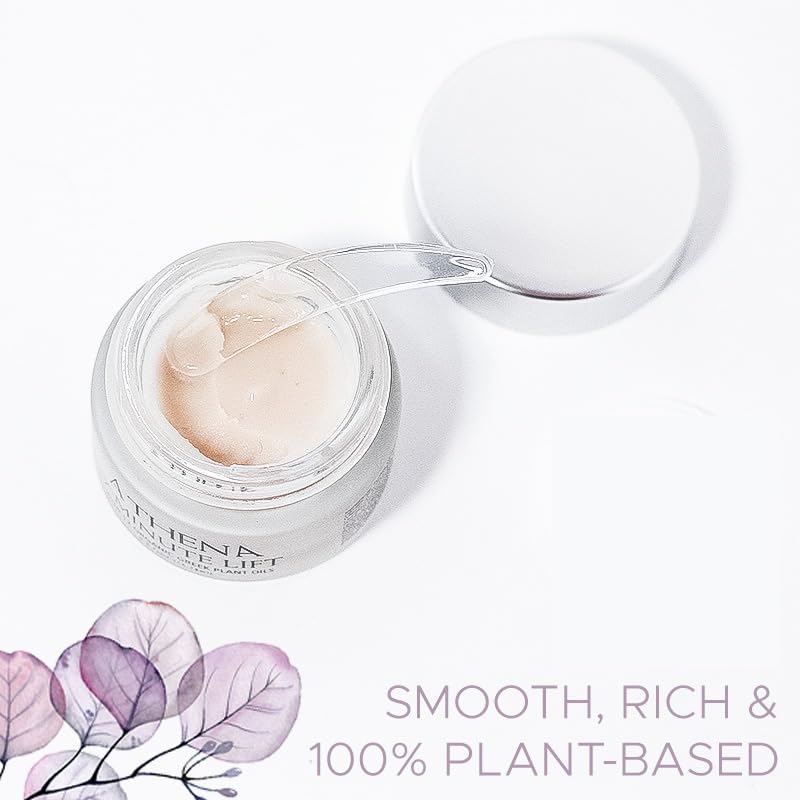 Athena 7 Minute Lift packaging emphasizing clean beauty and vegan ingredients.